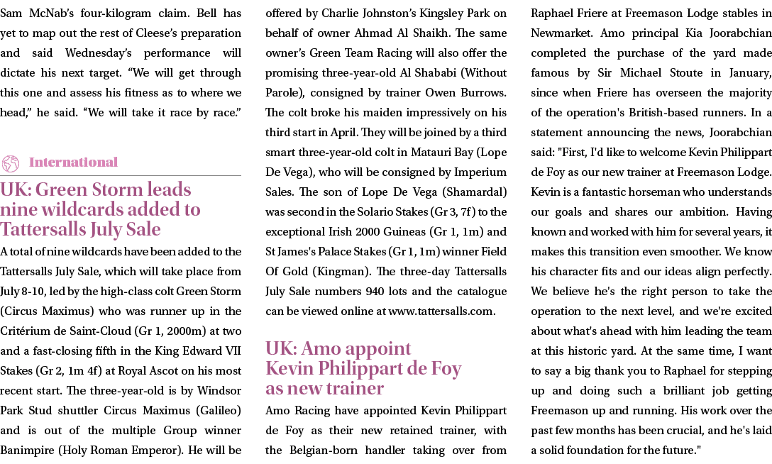 Sam McNab’s four kilogram claim. Bell has yet to map out the rest of Cleese’s preparation and said Wednesday’s perfor...