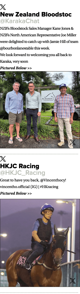 ￼ New Zealand Bloodstoc @KarakaChat NZB’s Bloodstock Sales Manager Kane Jones & NZB’s North American Representative J...