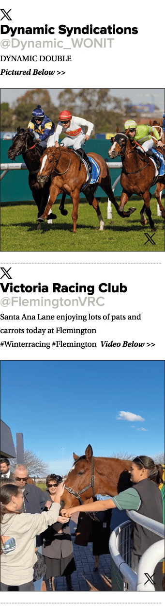 ￼ Dynamic Syndications @Dynamic_WONIT DYNAMIC DOUBLE ✌ Pictured Below   ￼ ￼ Victoria Racing Club @FlemingtonVRC Sant...