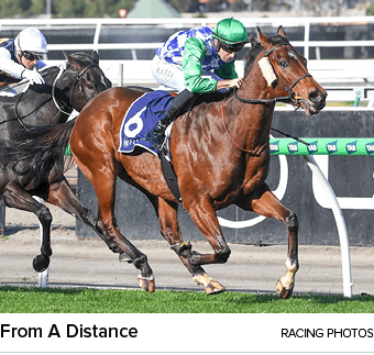 From A Distance racing photo