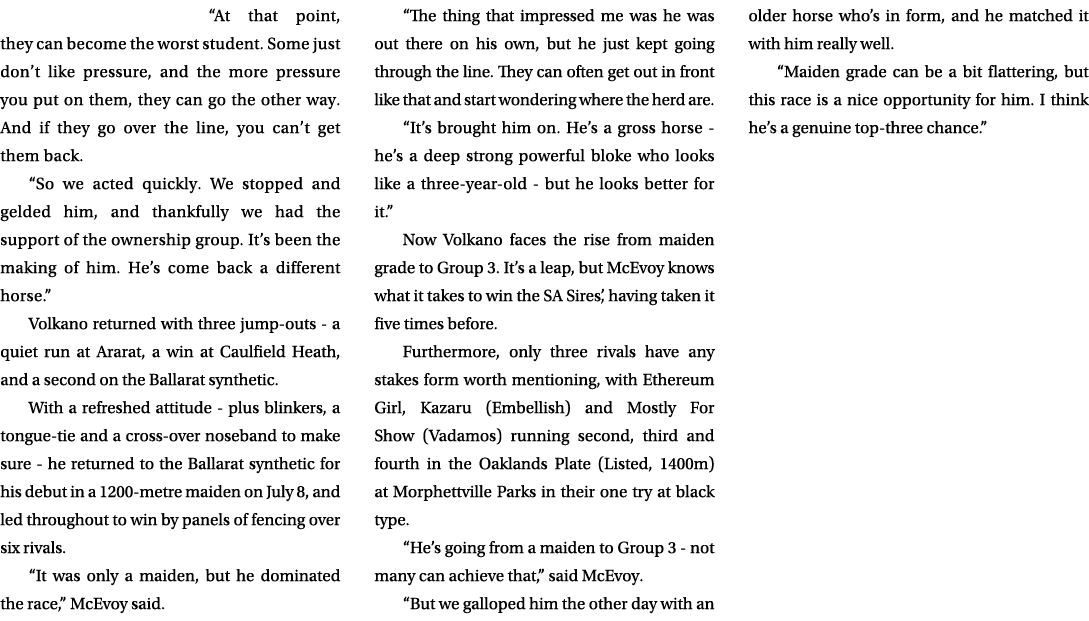 “At that point, they can become the worst student. Some just don’t like pressure, and the more pressure you put on th...