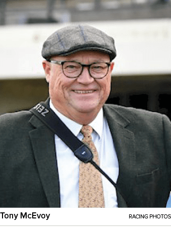 Tony McEvoy racing photo