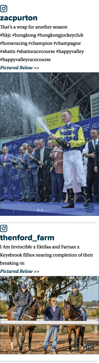 ￼ zacpurton That’s a wrap for another season #hkjc #hongkong #hongkongjockeyclub #horseracing #champion #champagne #s...