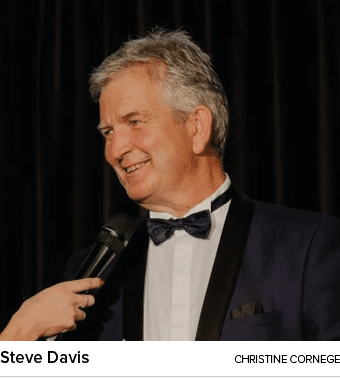 Steve Davis Christine Corneg