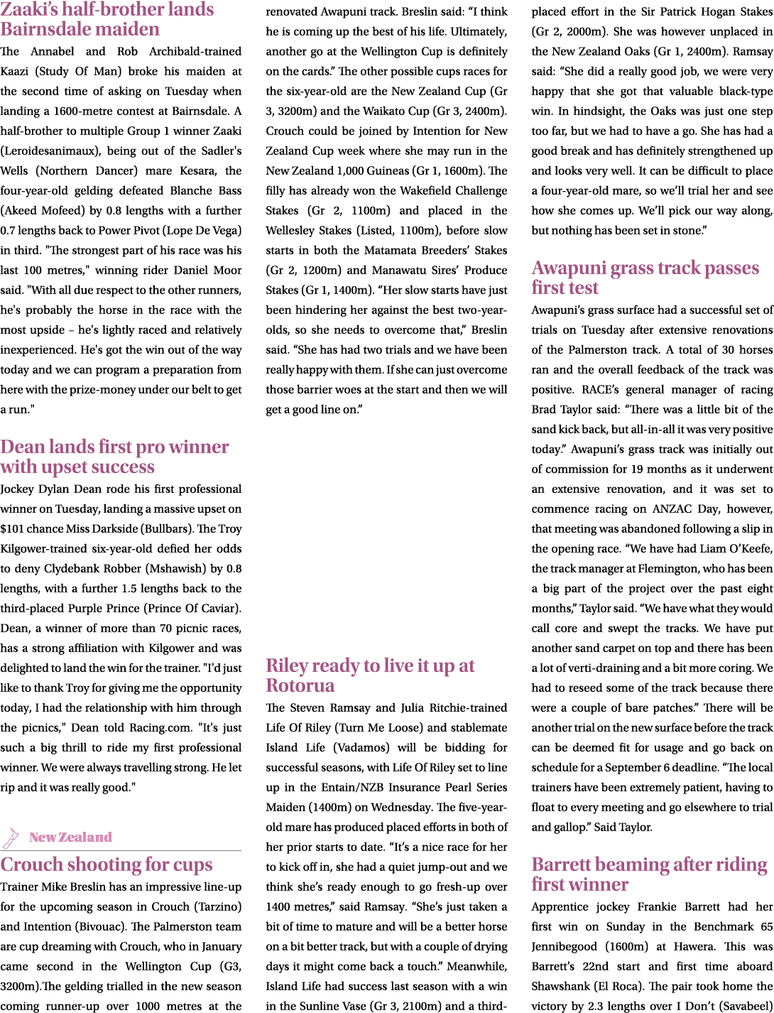 Zaaki’s half brother lands Bairnsdale maiden The Annabel and Rob Archibald trained Kaazi (Study Of Man) broke his mai...