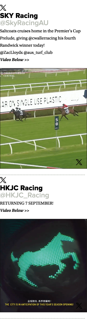 ￼ SKY Racing @SkyRacingAU Saltcoats cruises home in the Premier's Cup Prelude, giving @cwallerracing his fourth Randw...