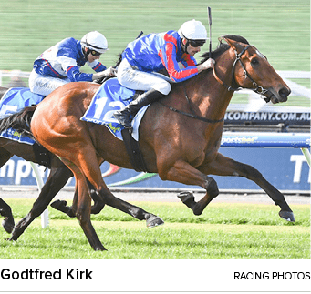 Godtfred Kirk racing photo