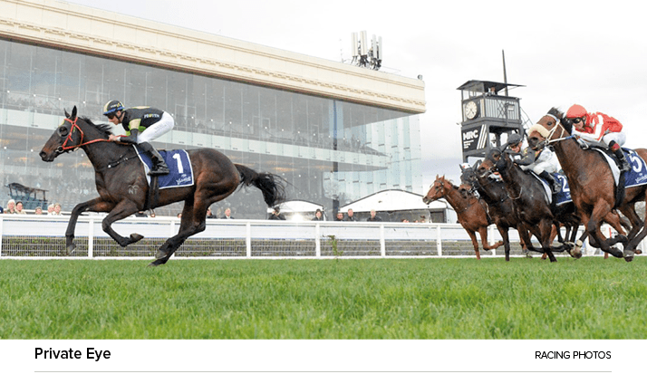 Private Eye racing photo