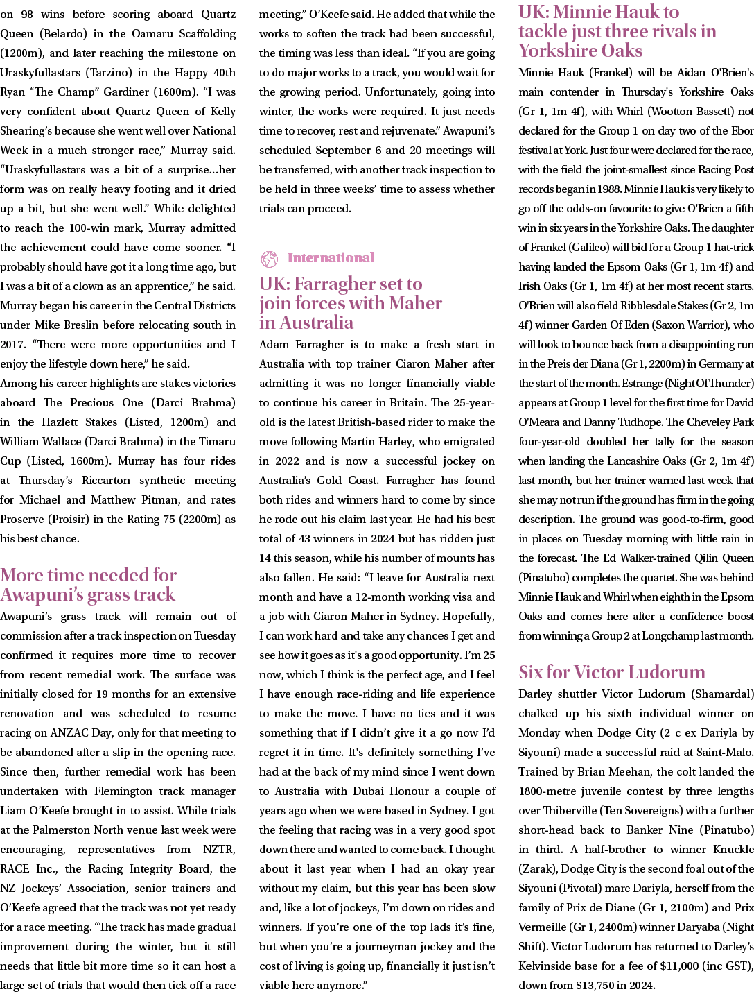 on 98 wins before scoring aboard Quartz Queen (Belardo) in the Oamaru Scaffolding (1200m), and later reaching the mil...