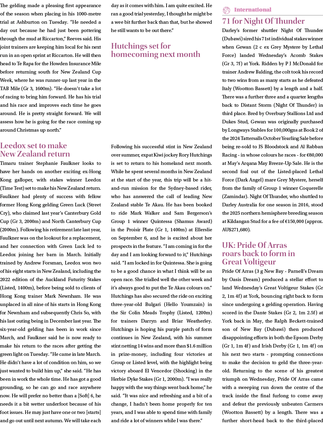The gelding made a pleasing first appearance of the season when placing in his 1000 metre trial at Ashburton on Tuesd...