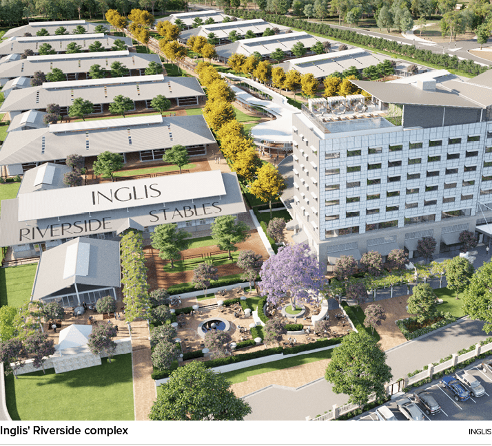 Inglis' Riverside complex Ingli