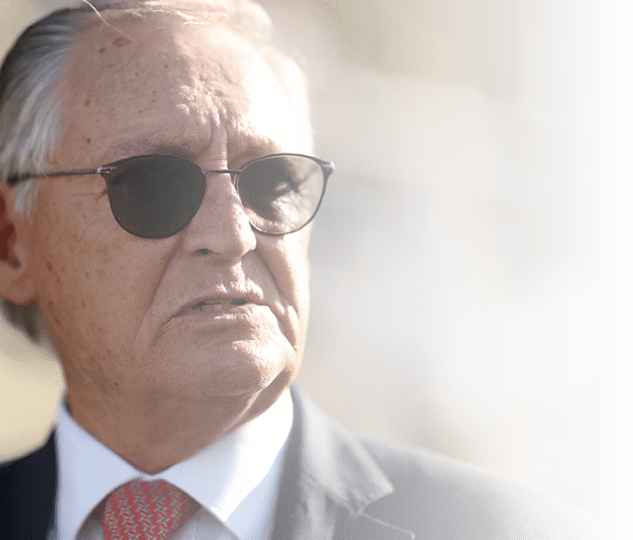 SCONE, AUSTRALIA - MAY 17: Trainer Peter Snowden looks on after Braith Nock riding Zealously win Race 6 Gro Events during Sydney Racing at Scone Race Club on May 17, 2025 in Sydney, Australia. (Photo by Jeremy Ng/Getty Images)