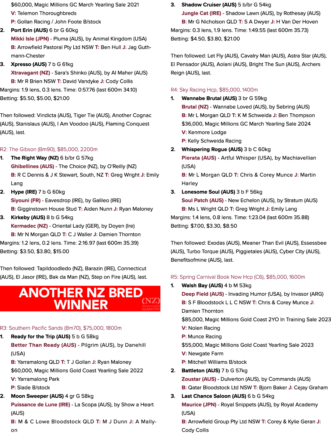 $60,000, Magic Millions GC March Yearling Sale 2021 V: Telemon Thoroughbreds P: Gollan Racing / John Foote B/stock 2....