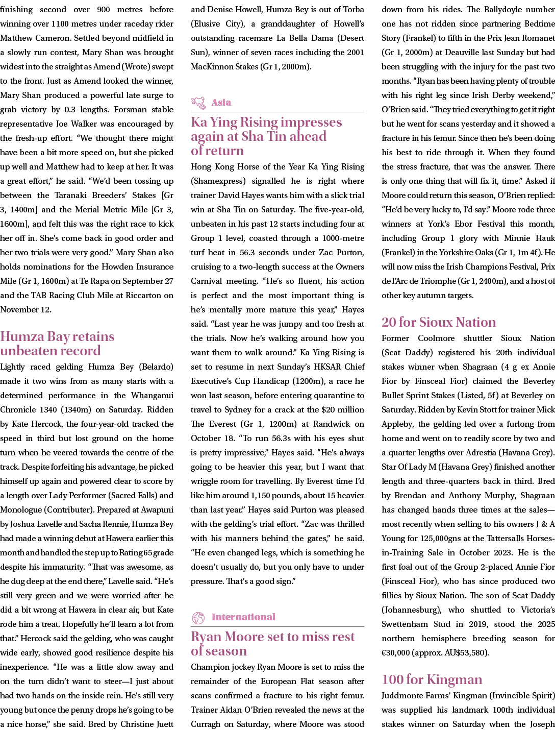 finishing second over 900 metres before winning over 1100 metres under raceday rider Matthew Cameron. Settled beyond ...