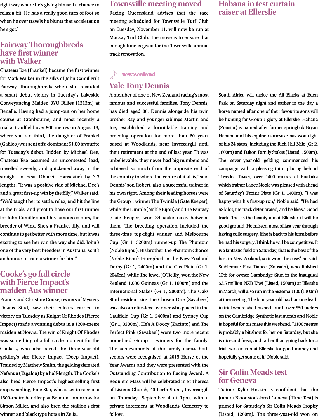 right way where he’s giving himself a chance to relax a bit. He has a really good turn of foot so when he over travel...