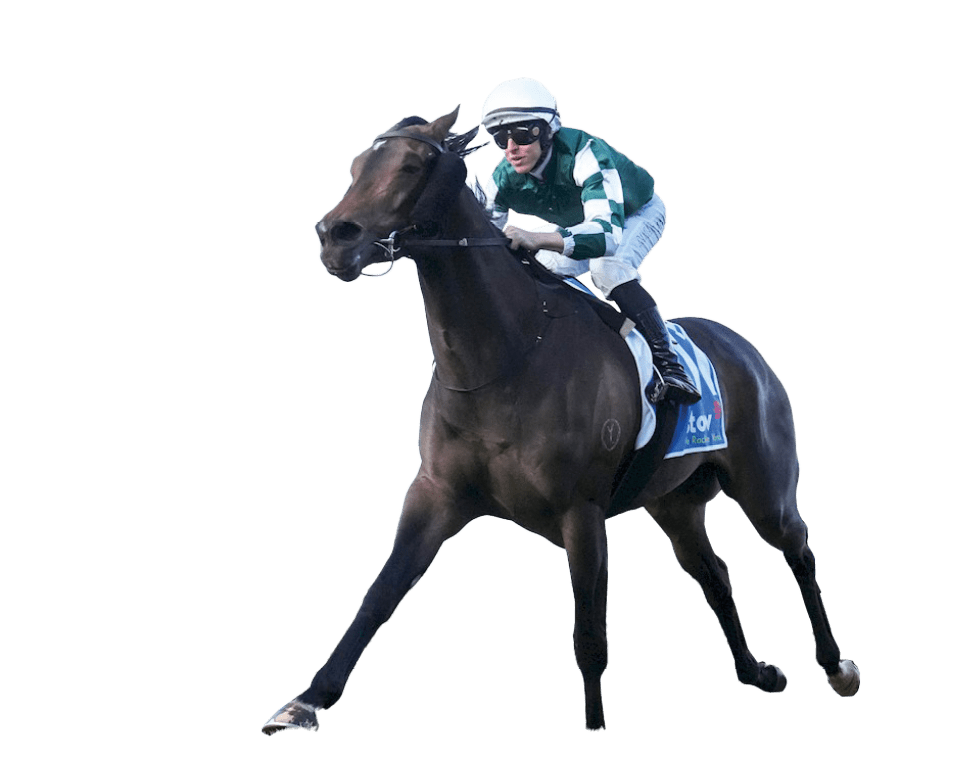 Treasurethe Moment ridden by Damian Lane wins the Stow Storage Memsie Stakes at Caulfield Racecourse on August 30, 2025 in Caulfield, Australia. (Photo by George Sal/Racing Photos)