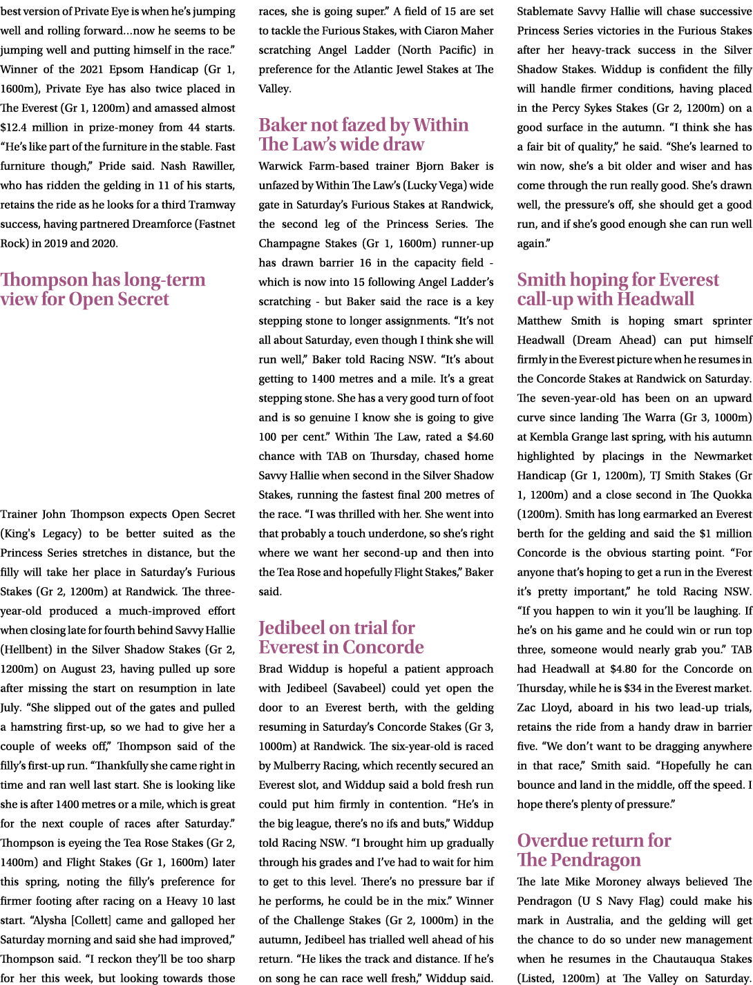 best version of Private Eye is when he’s jumping well and rolling forward…now he seems to be jumping well and putting...