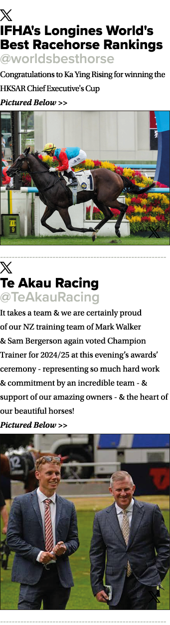 ￼ IFHA's Longines World's Best Racehorse Rankings @worldsbesthorse Congratulations to Ka Ying Rising for winning the ...